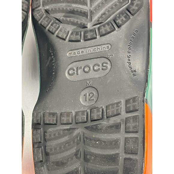 7-Eleven x Crocs Exclusive 7-11 Black Classic Clog Men's Size 12 - Picture 11 of 11